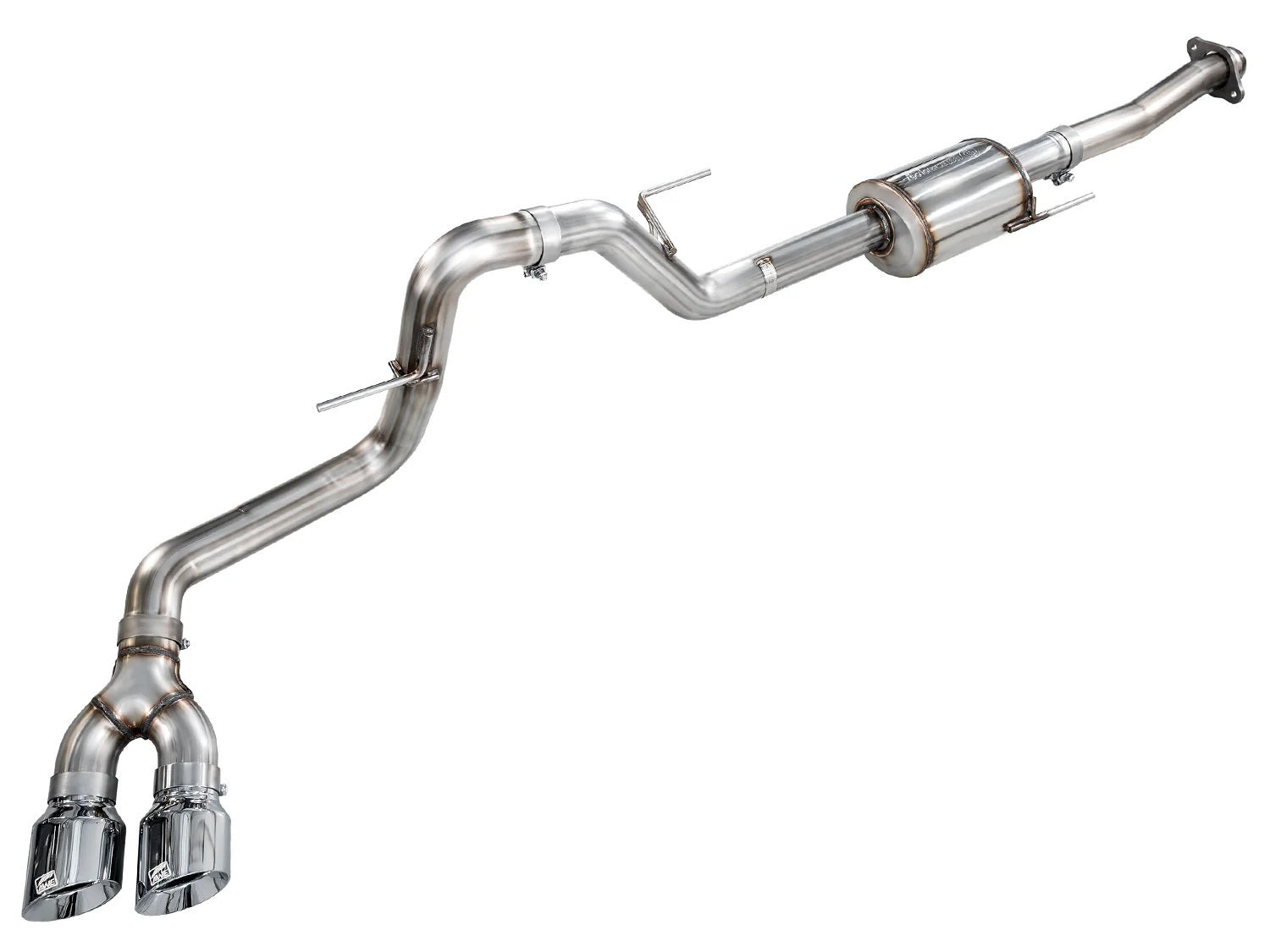 AWE Tuning 3015-32145 21+ F-150 Side Exit Exh Reg Cab 4.5in Chrome Tip AWE Tuning 3015-32145