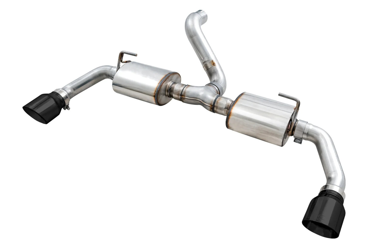AWE Tuning 3015-33001 Jeep JL JLU Dual Exhaust Axleback Black Tips AWE Tuning 3015-33001