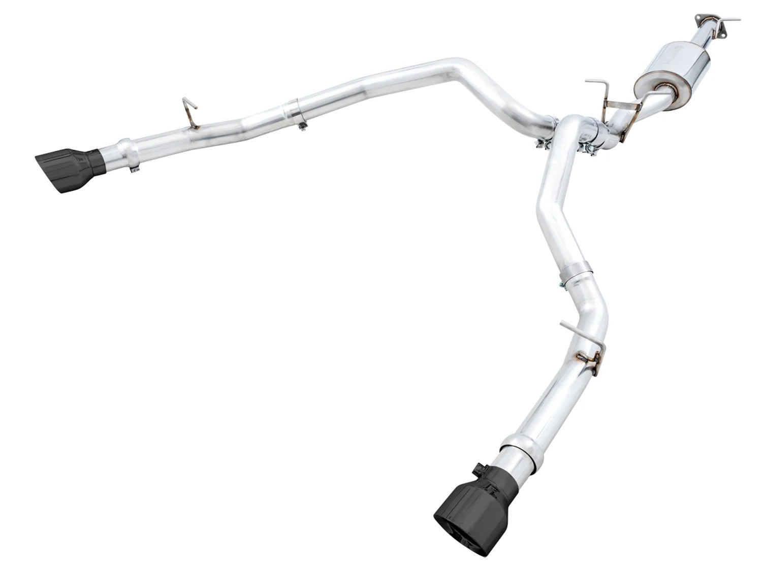 AWE Tuning 3015-33006 19+ Ram 5.7 1500 Exhaust Dual Outlet Black Tips AWE Tuning 3015-33006