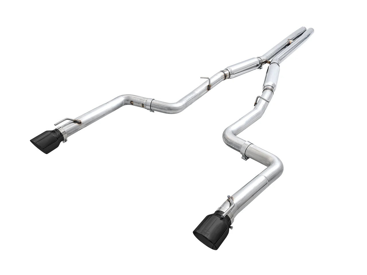 AWE Tuning 3015-33126 15+ Charger 6.4 6.2 Exh Dual Outlet Black Tips AWE Tuning 3015-33126