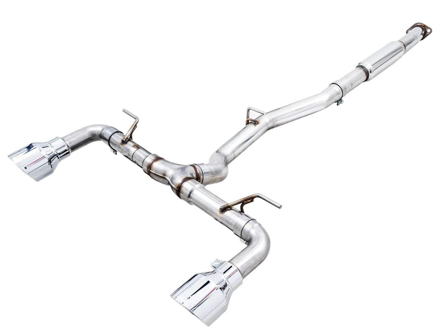 AWE Tuning 3020-32279 BRZ GR86 FR-S Exhaust Dual Outlet Chrome Tips AWE Tuning 3020-32279