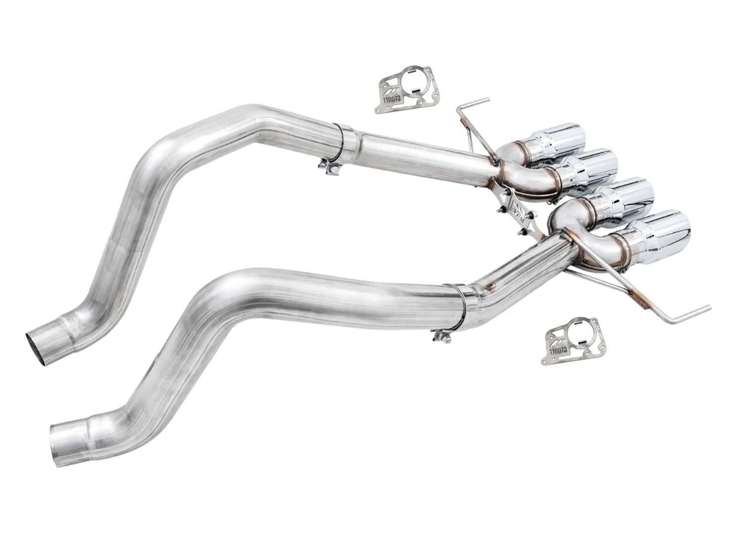 AWE Tuning 3020-42073 C7 Corvette Exhaust Quad Chrome Tips AWE Tuning 3020-42073