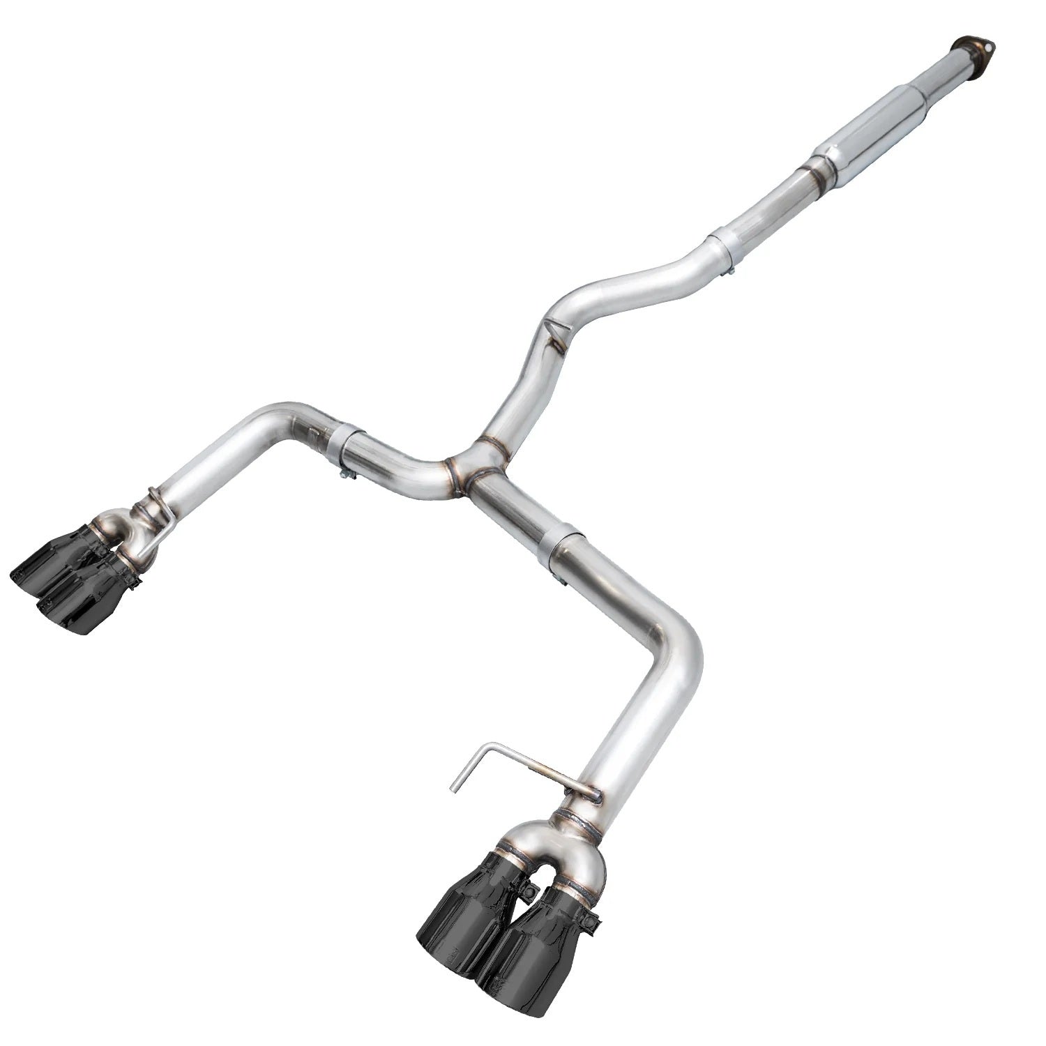 AWE Tuning 3020-43066 Subaru WRX STI Exhaust Quad Black Tips AWE Tuning 3020-43066