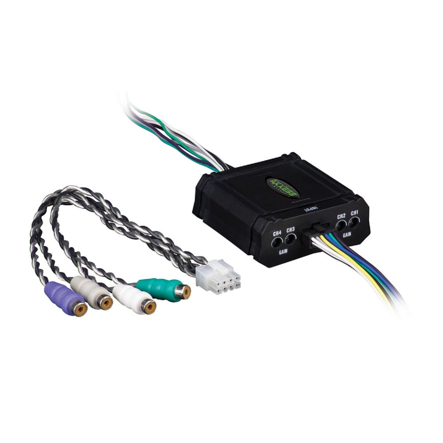 Metra Electronics AX-ADCT4 4-Channel Adjustable Line Output Converter; 80 Watts; Metra Electronics AX-ADCT4