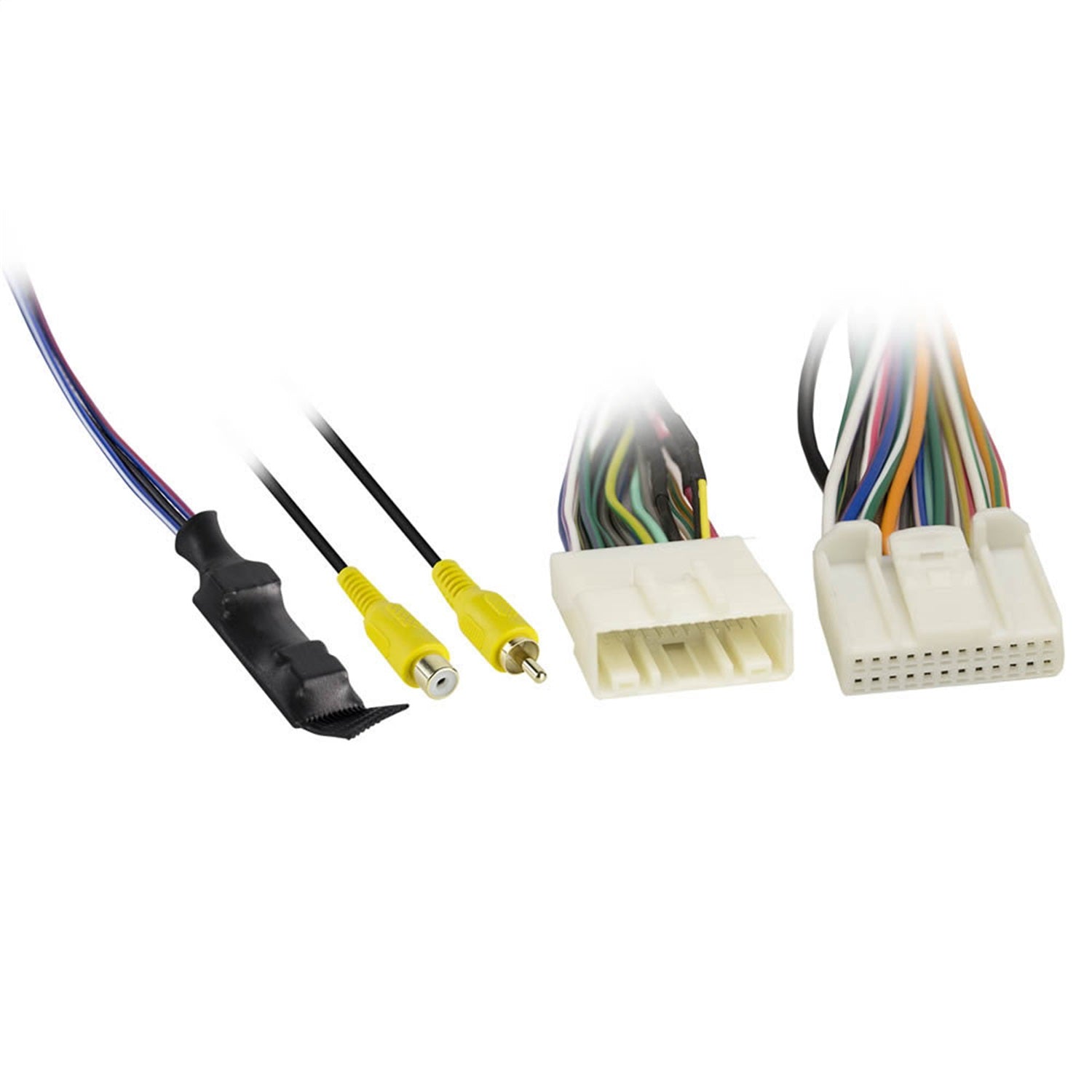 Metra Electronics AXBUCH6V-HK1 Radio Backup CAM Wiring Harness; w/ NAV; Includes 12 Volt To 6 Volt Converter; Metra Electronics AXBUCH6V-HK1