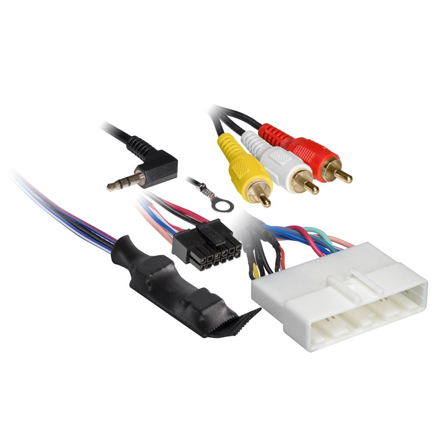 Metra Electronics AXBUCS-NI406V Radio Backup CAM/AUX Retention Wiring Harness; w/o AMP; Metra Electronics AXBUCS-NI406V