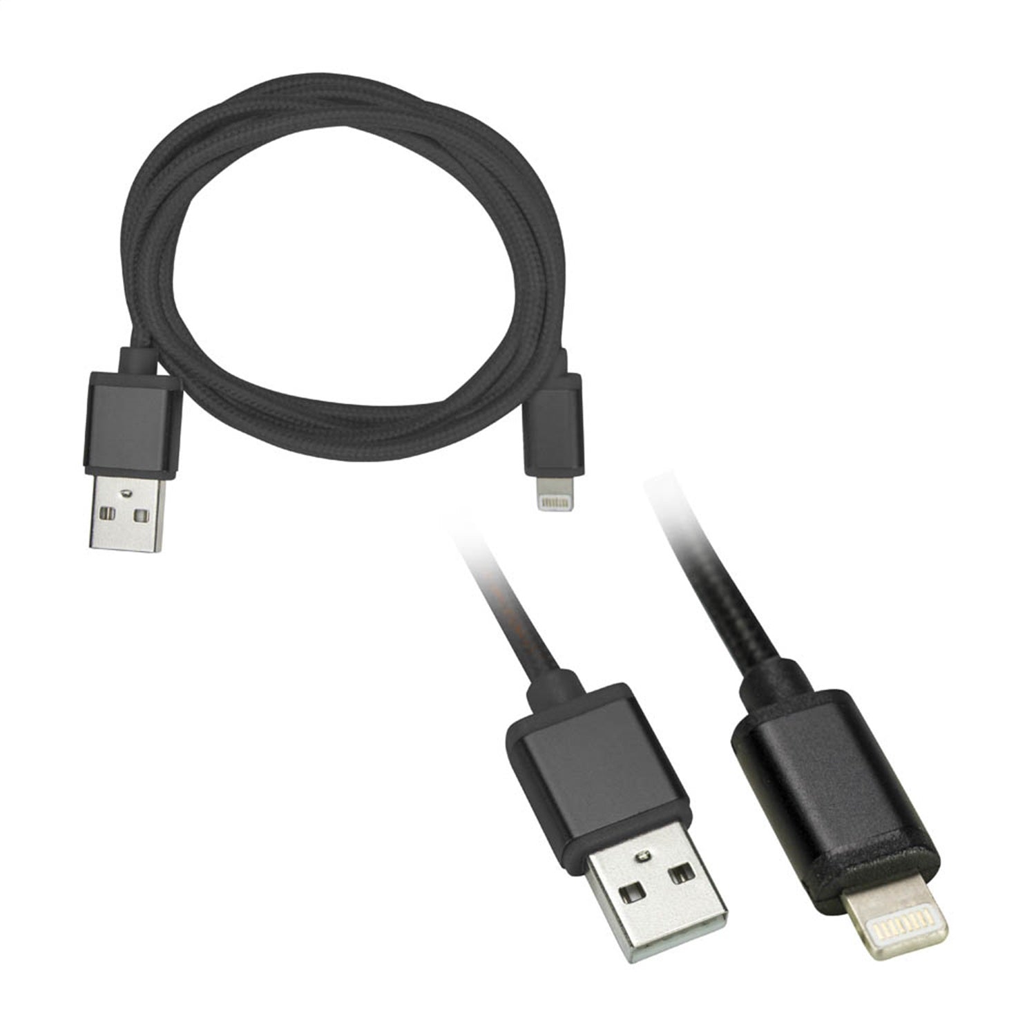 Metra Electronics AXLTG-BK Lightning Cable; 3 ft.; Black; Metra Electronics AXLTG-BK