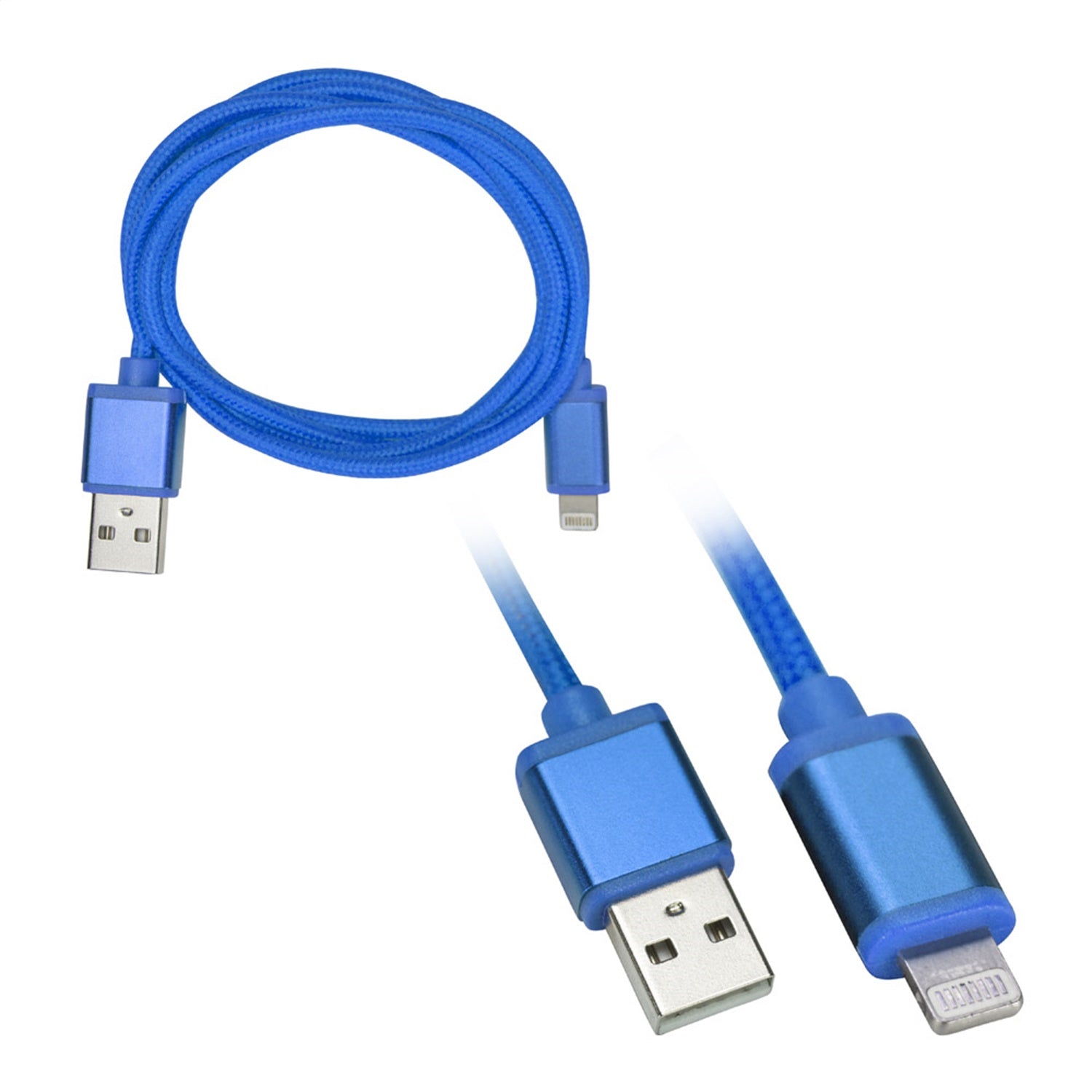 Metra Electronics AXLTG-BL Lightning Cable; 3 ft.; Blue; Metra Electronics AXLTG-BL