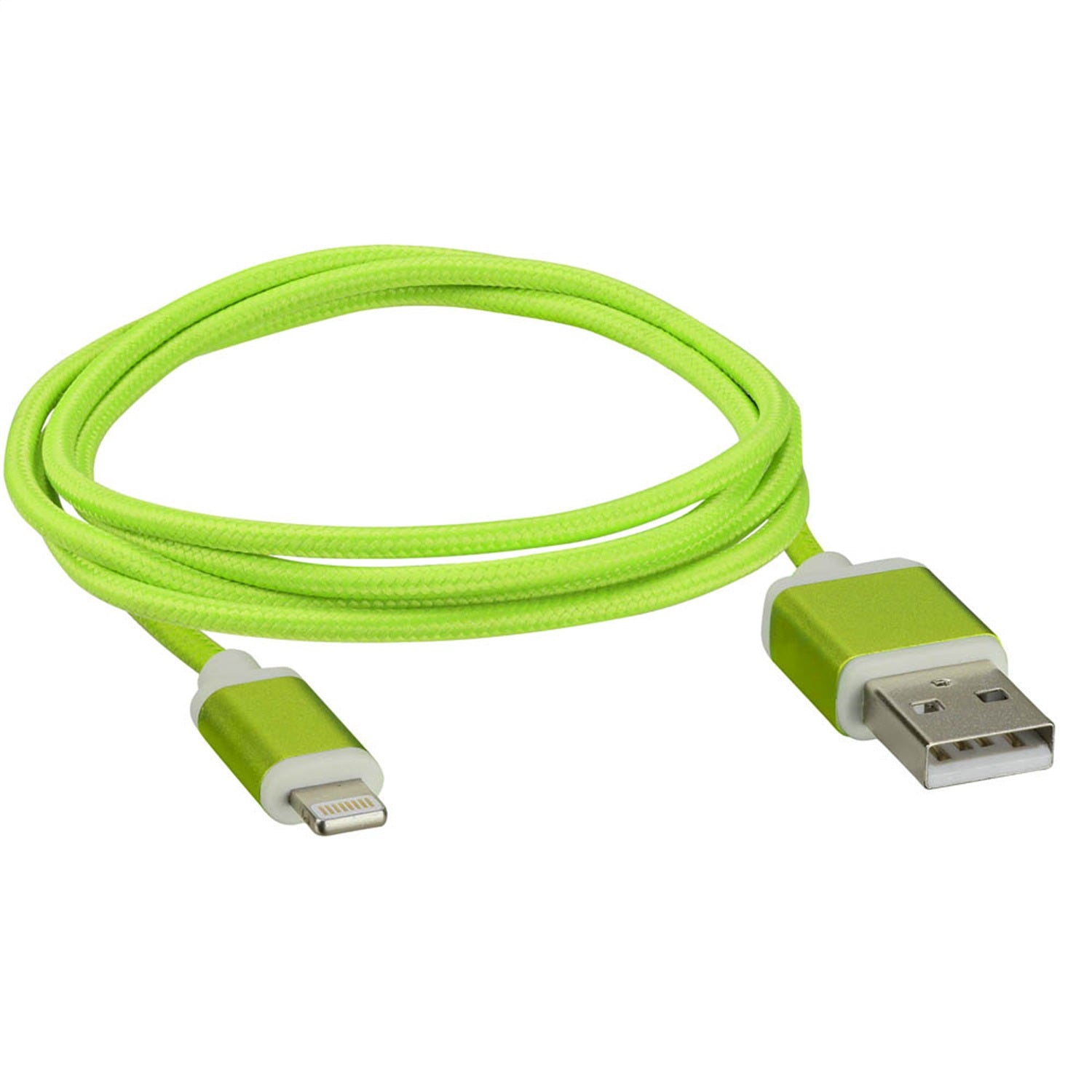 Metra Electronics AXLTG-GN Lightning Cable; 3 ft.; Green; Metra Electronics AXLTG-GN