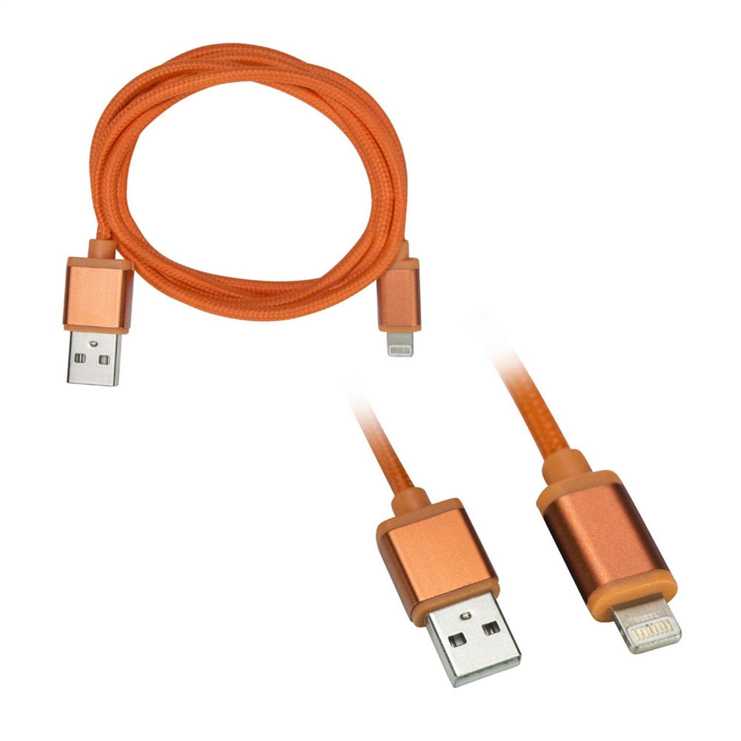 Metra Electronics AXLTG-OR Lightning Cable; 3 ft.; Orange; Metra Electronics AXLTG-OR