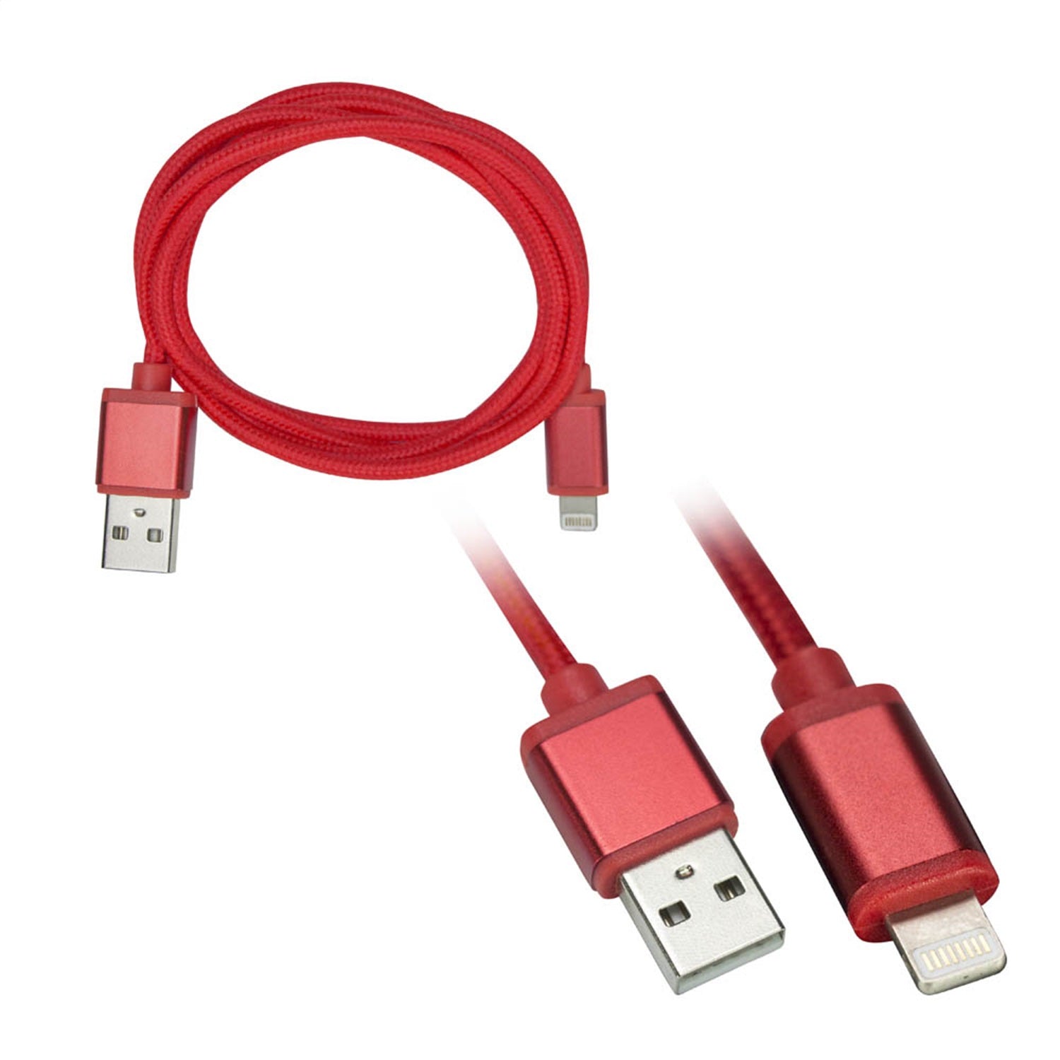 Metra Electronics AXLTG-RD Lightning Cable; 3 ft.; Red; Metra Electronics AXLTG-RD