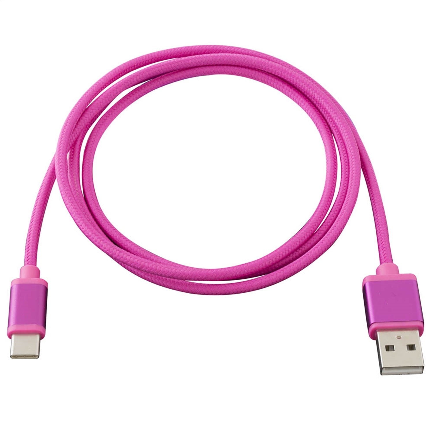 Metra Electronics AXUSBC-PK USB Type C Cable; 3 ft.; Pink; Metra Electronics AXUSBC-PK