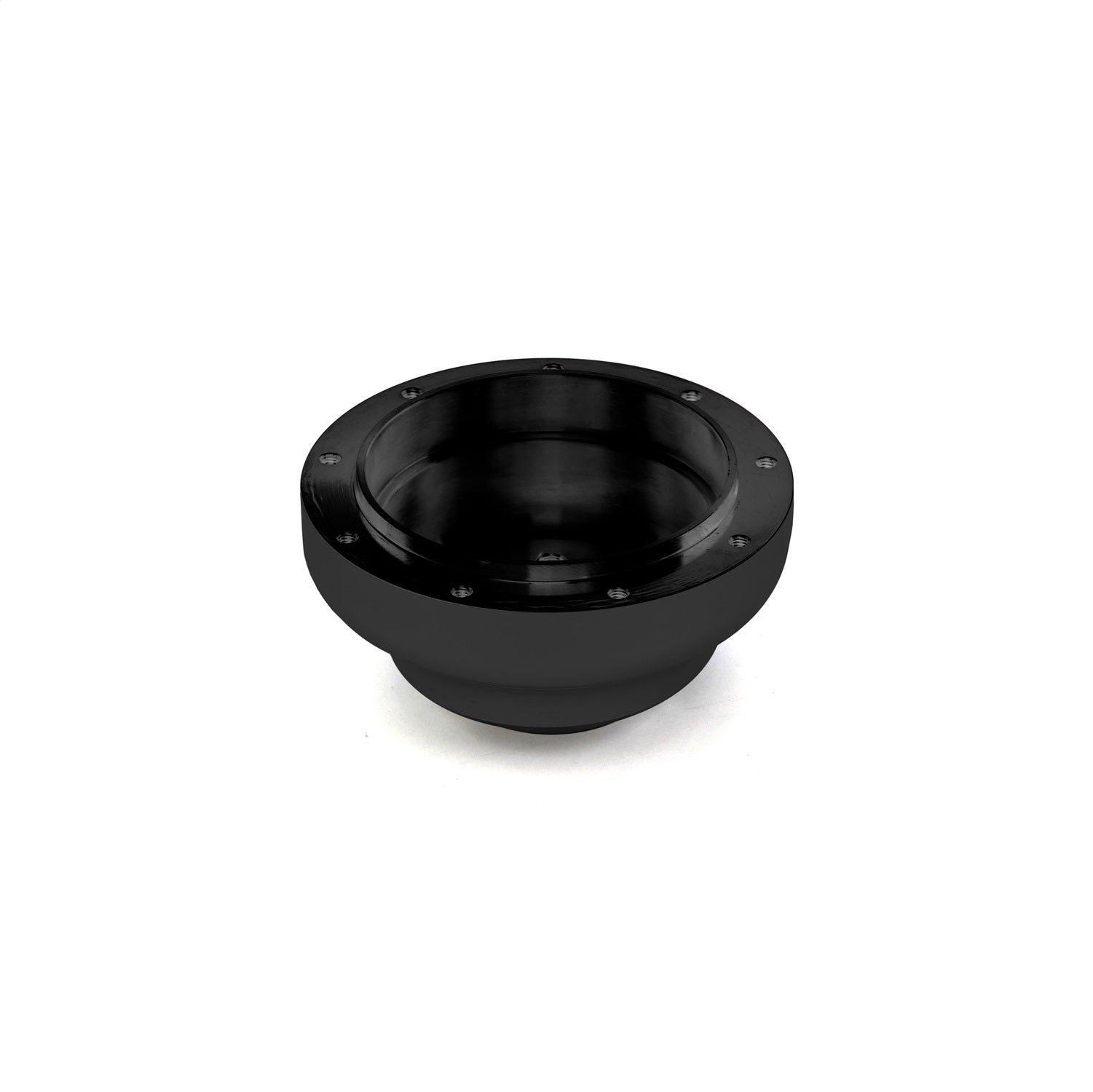 Lokar B-13290 Steering Wheel Hub Adapter; 3 to 9 Bolt; Black Billet Aluminum; Lokar B-13290