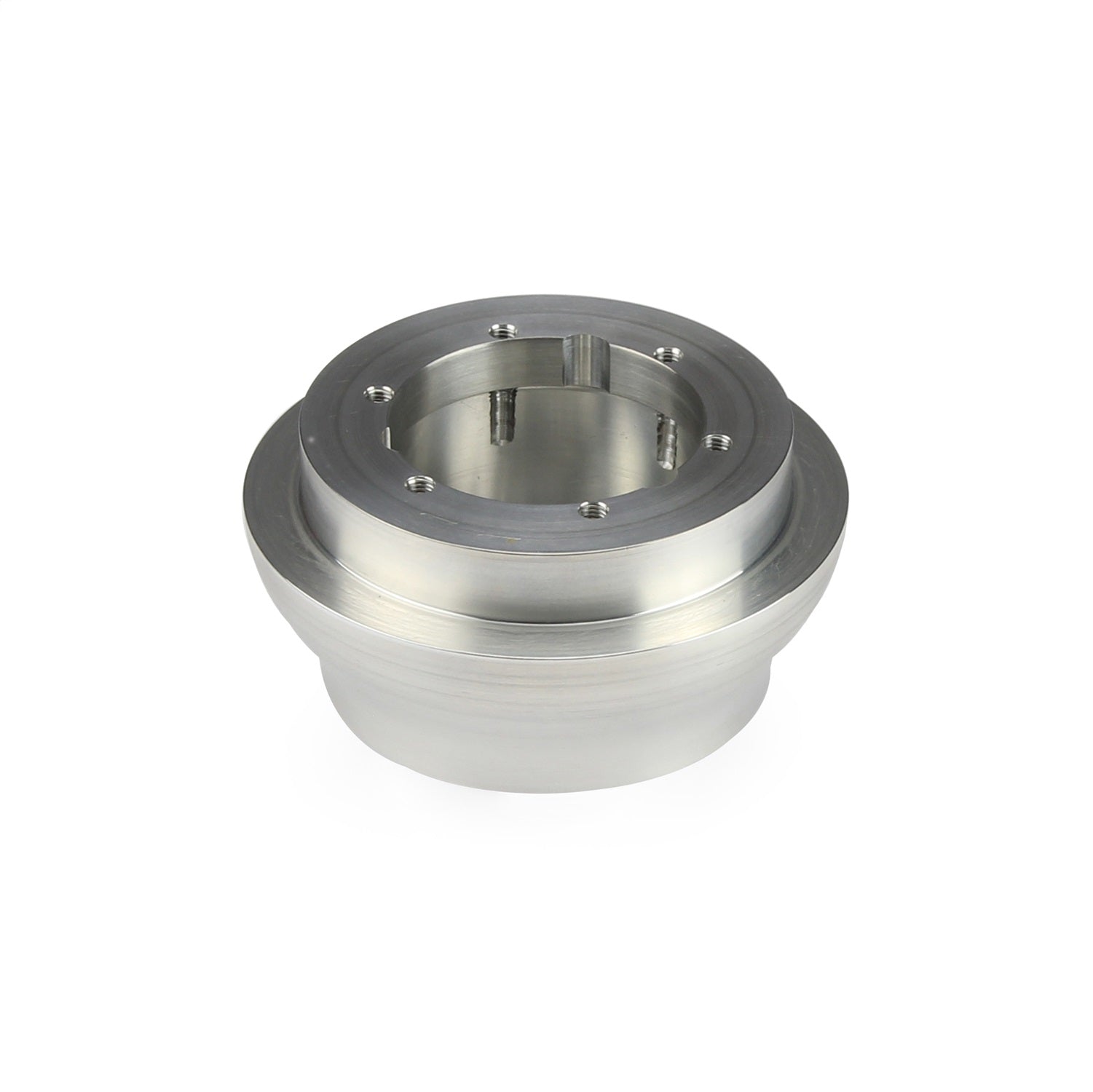 Lokar B-46411 Steering Wheel Hub Adapter; 3 to 6 Bolt; Mark 40 Machined Billet Aluminum; Lokar B-46411