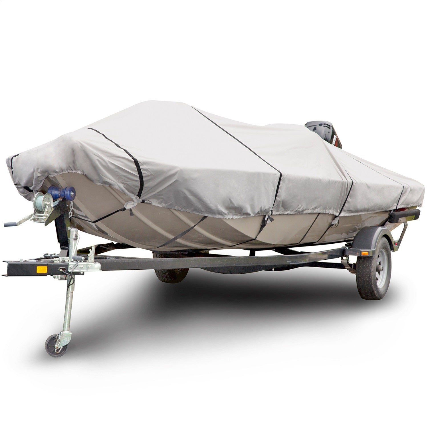 Budge B-611-X5 Budge 600 Denier Low Profile Flat Front Boat Cover Budge B-611-X5