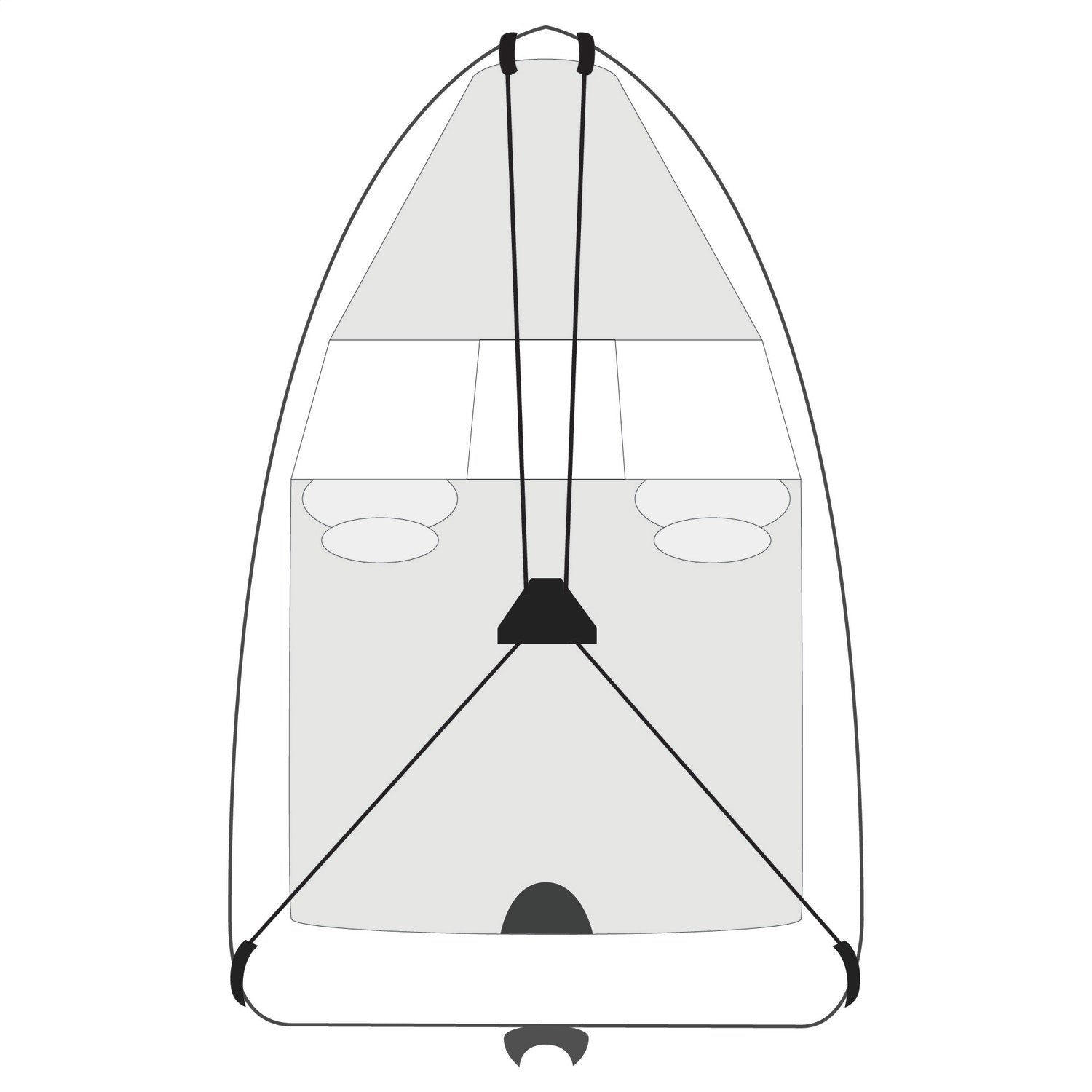 Budge BA-39 Boat Cover Support System; Can Be Used For Long Term Outdoor Storage; Budge BA-39