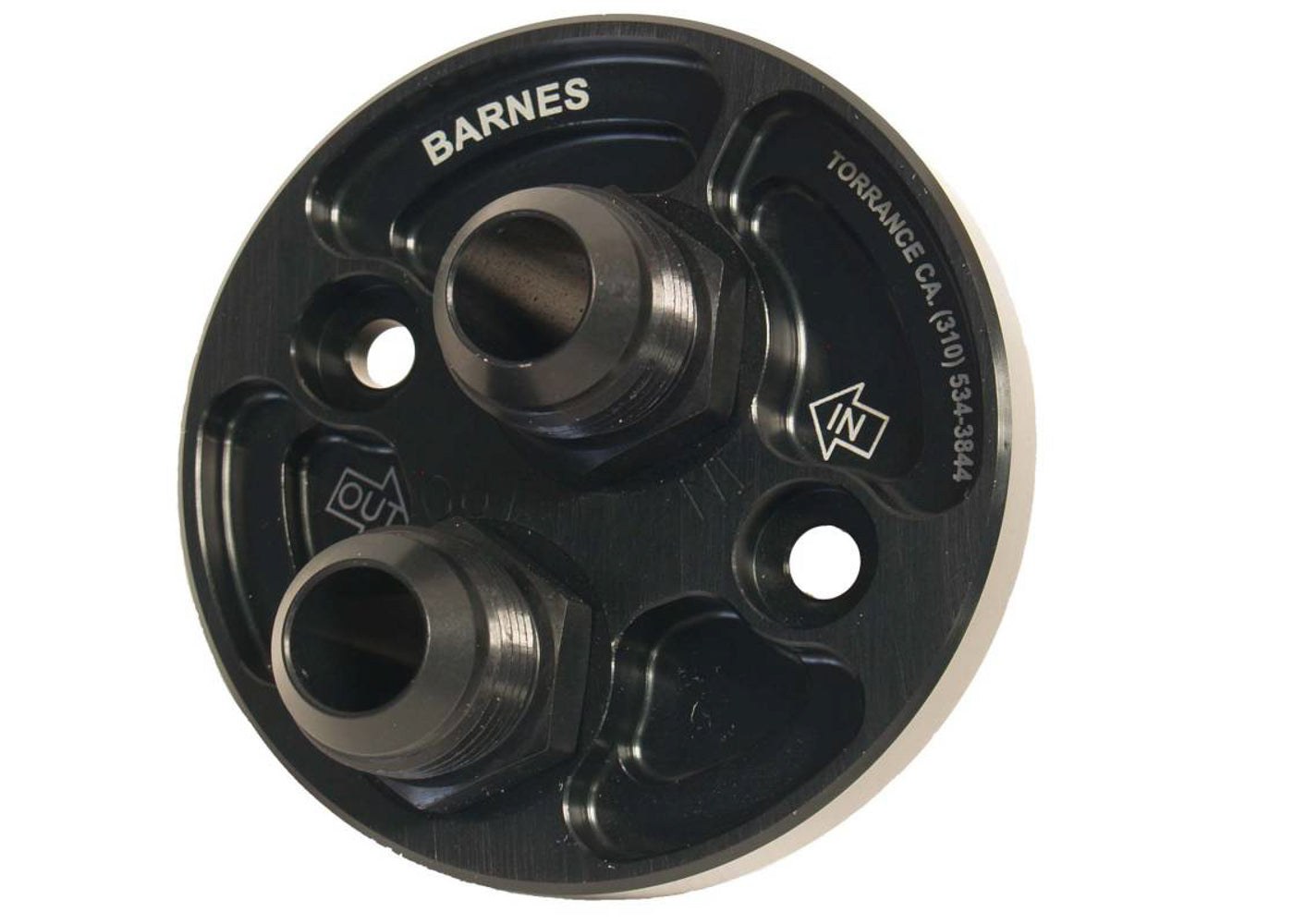 Barnes Systems 8932-12 Oil Filter Block Off Plate -12 Fitting Barnes Systems 8932-12