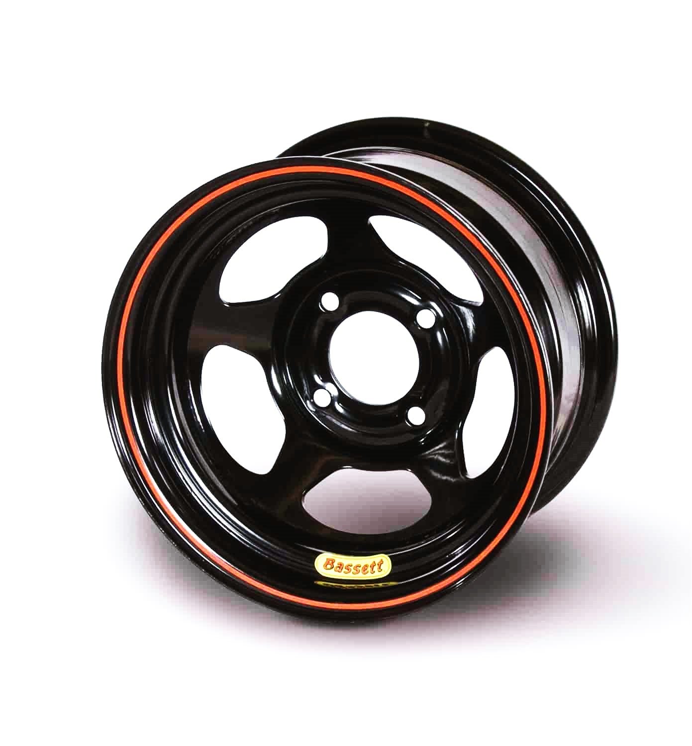 Bassett 38SN2 Wheel 13in x 8in 5x100mm Black Bassett 38SN2