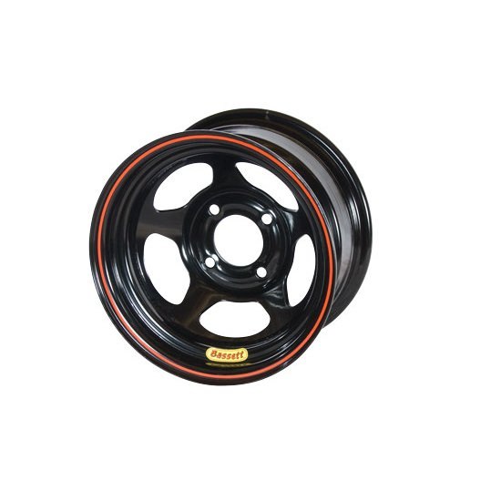 Bassett 38SP3 Wheel 13x8 4x4.25in 3in BS Black Bassett 38SP3