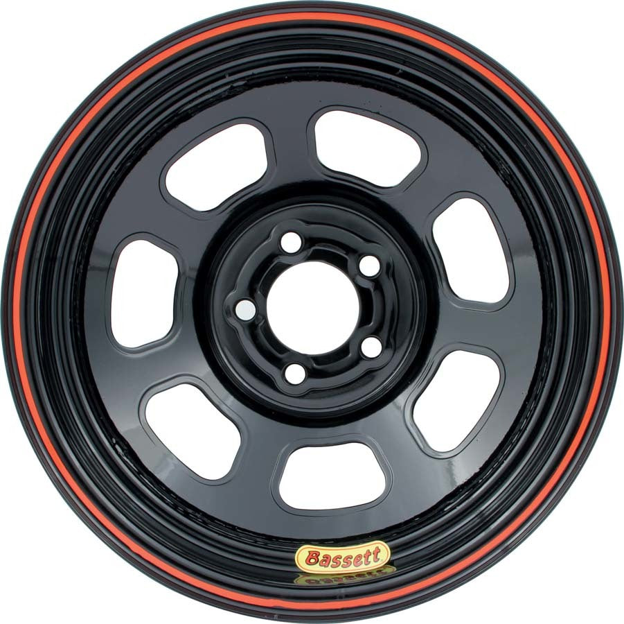 Bassett 47SN2 Wheel 14x7 D-Hole 5x100mm 2in BS Black Bassett 47SN2