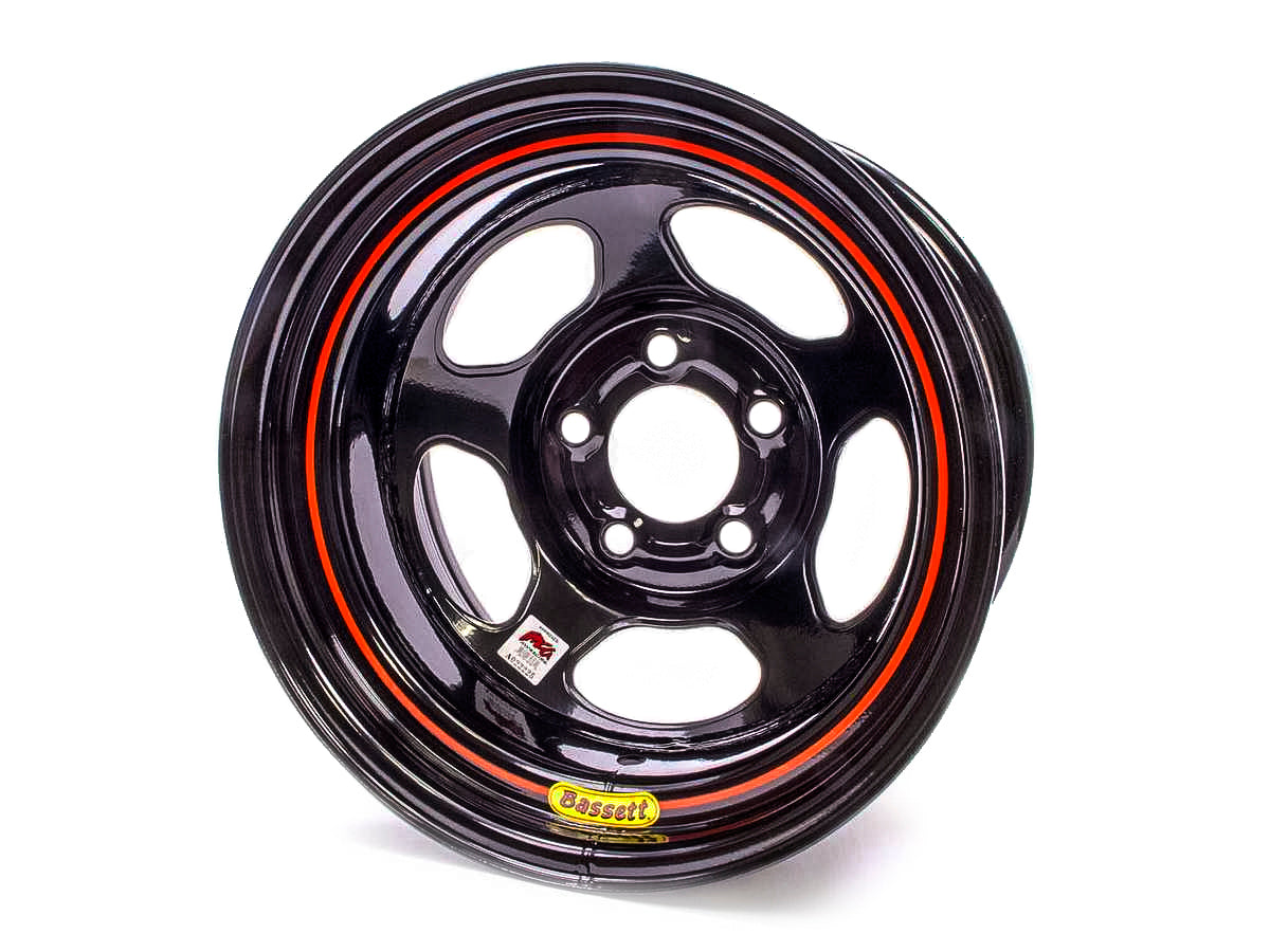 Bassett BAS50L56 15X10 5x5 Black Inertia 6in BS Bassett BAS50L56