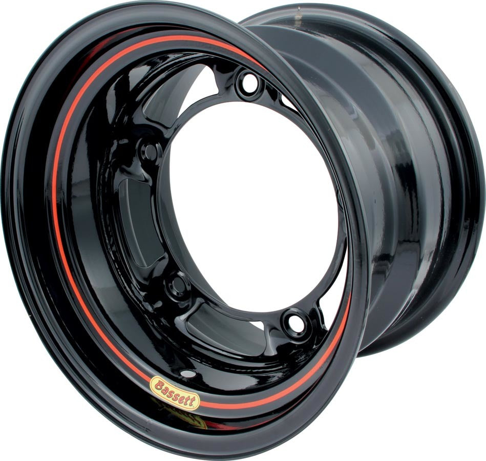 Bassett 50SR55-LW Wheel 15in x 10in W/5 LW Black Bassett 50SR55-LW