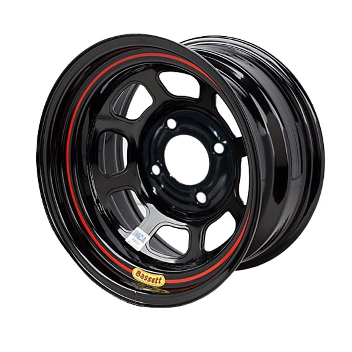 Bassett BAS57RH4 Wheel 15in x 7in 4x100mm Black Bassett BAS57RH4