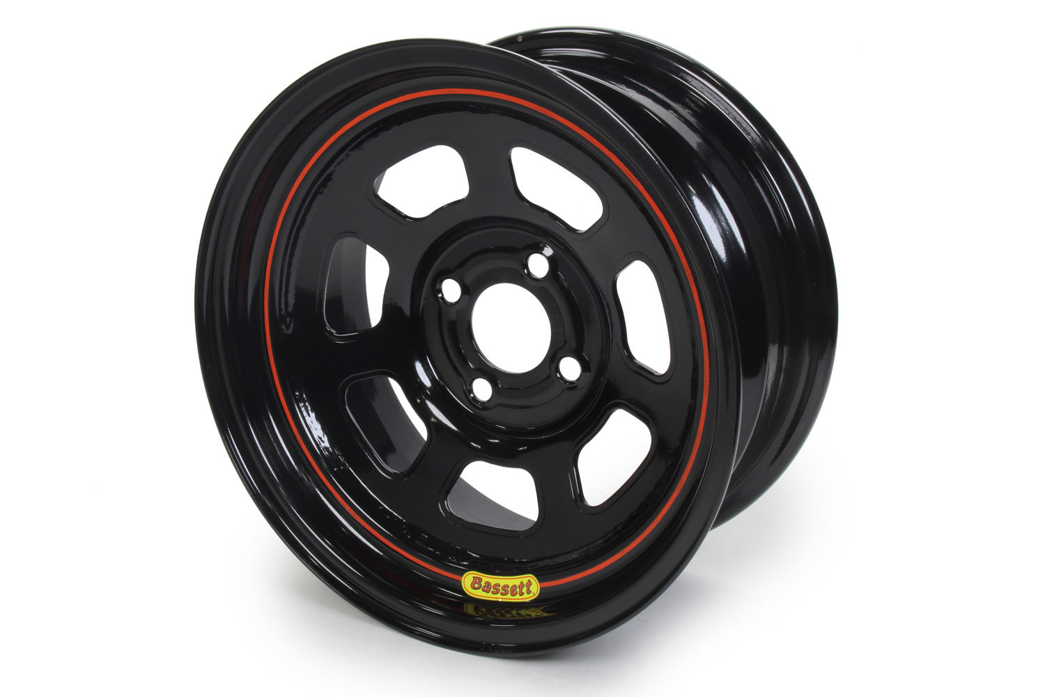 Bassett 57SP3 15x7 4x4.25 3in BS D-Hole Lite Black Bassett 57SP3