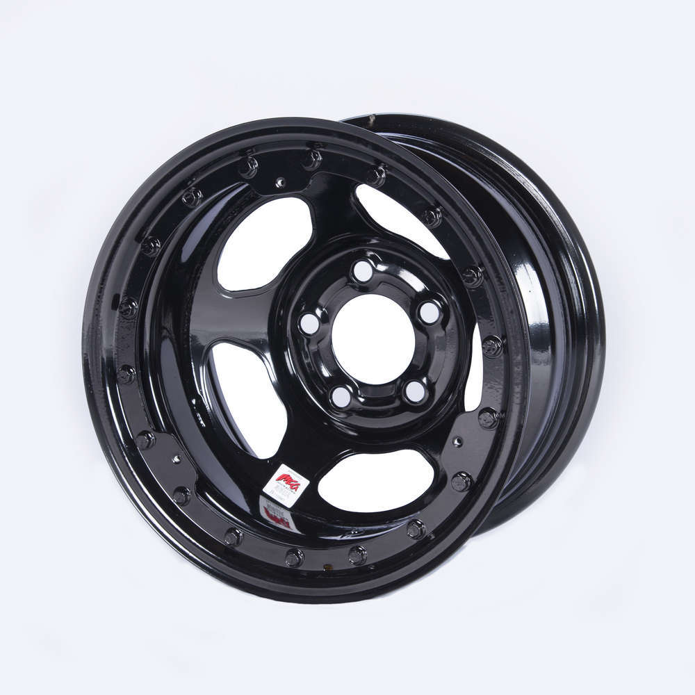 Bassett 58A52ILK 15x8 IMCA Black Beadlock Inertia 5x5 Bassett 58A52ILK