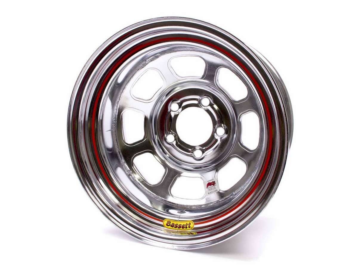 Bassett 58D52IC 15x8 Chrome Wheel 5x5 2in BS Bassett 58D52IC