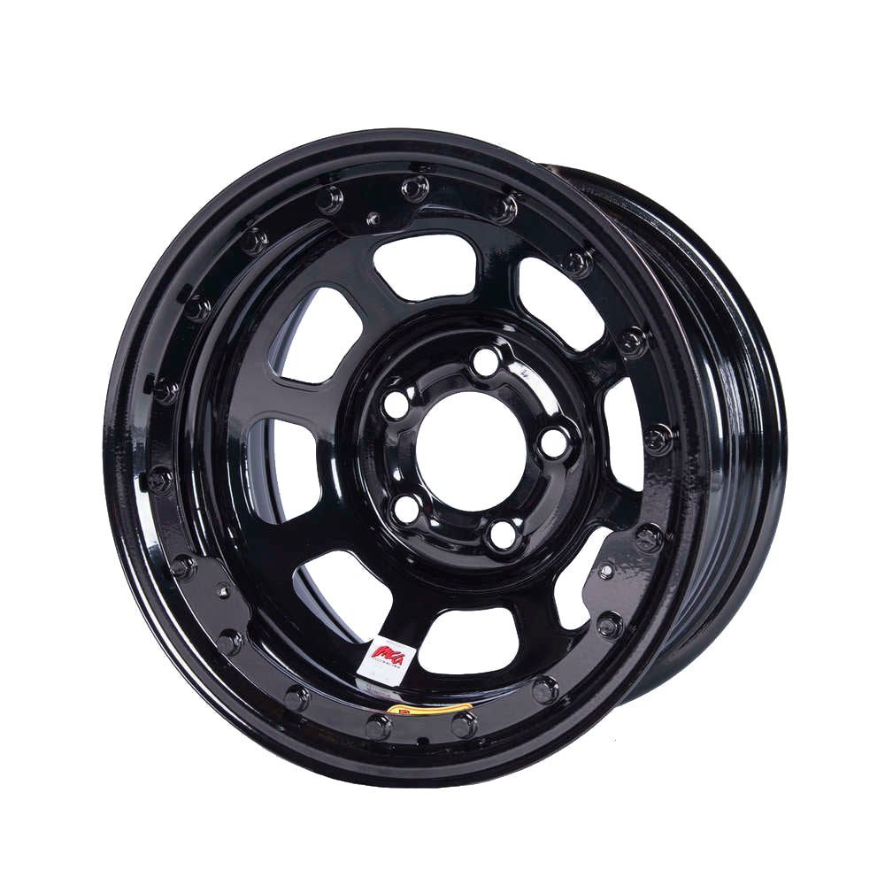 Bassett 58D52ILK 15x8 IMCA B/Lock Wheel Black D-Hole 5x5 Bassett 58D52ILK