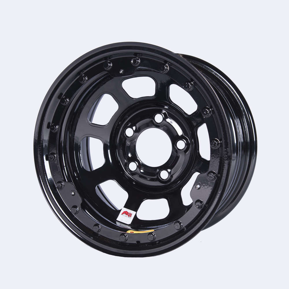 Bassett 58DC3ILK 15x8 IMCA B/Lock Wheel Black D-Hole 5x4.75 Bassett 58DC3ILK