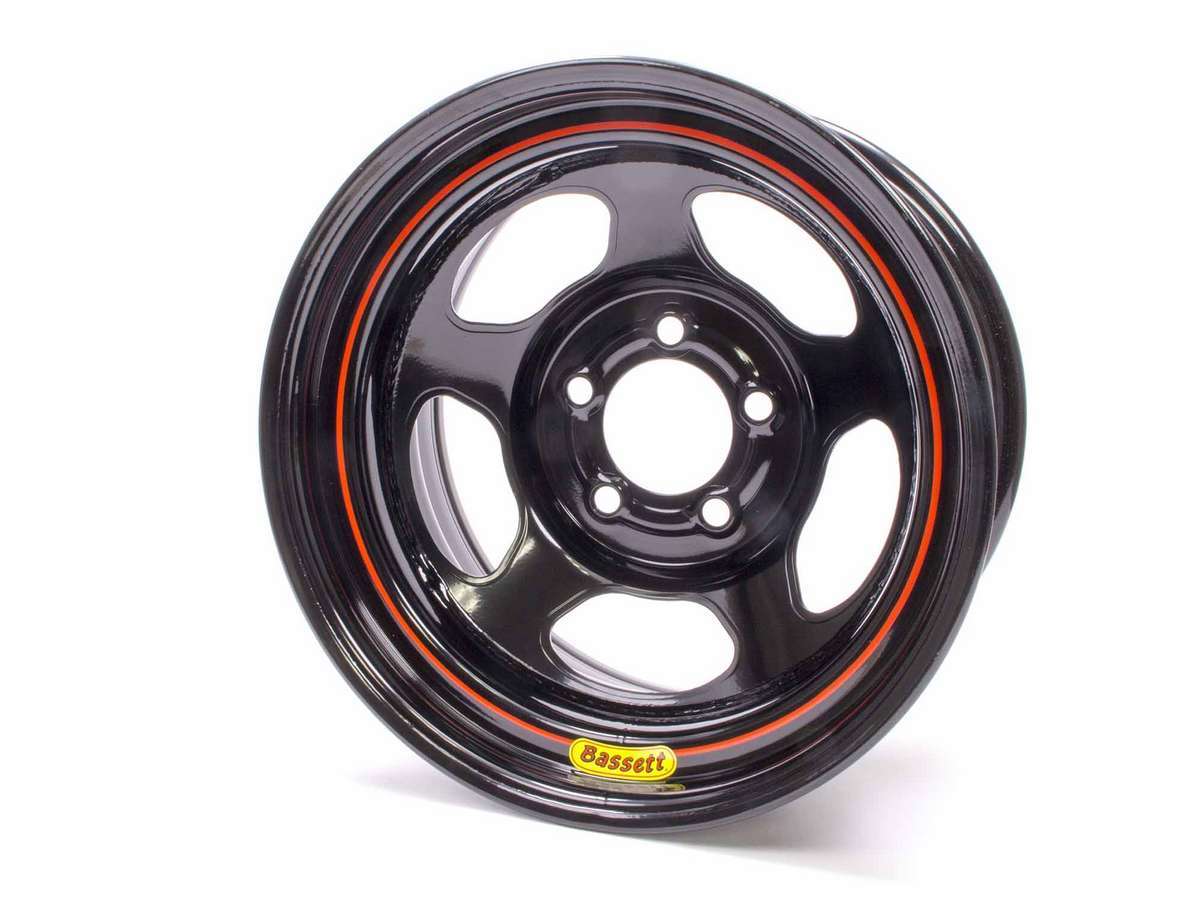 Bassett 58RC3EB 15x8 5x4.75 Blk Inertia Armor Edge Bassett 58RC3EB
