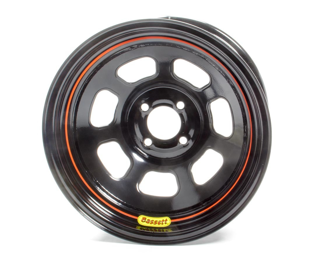 Bassett 58SH4 Wheel 15x8 D-Hole 4x100 mm 4in BS Black Bassett 58SH4