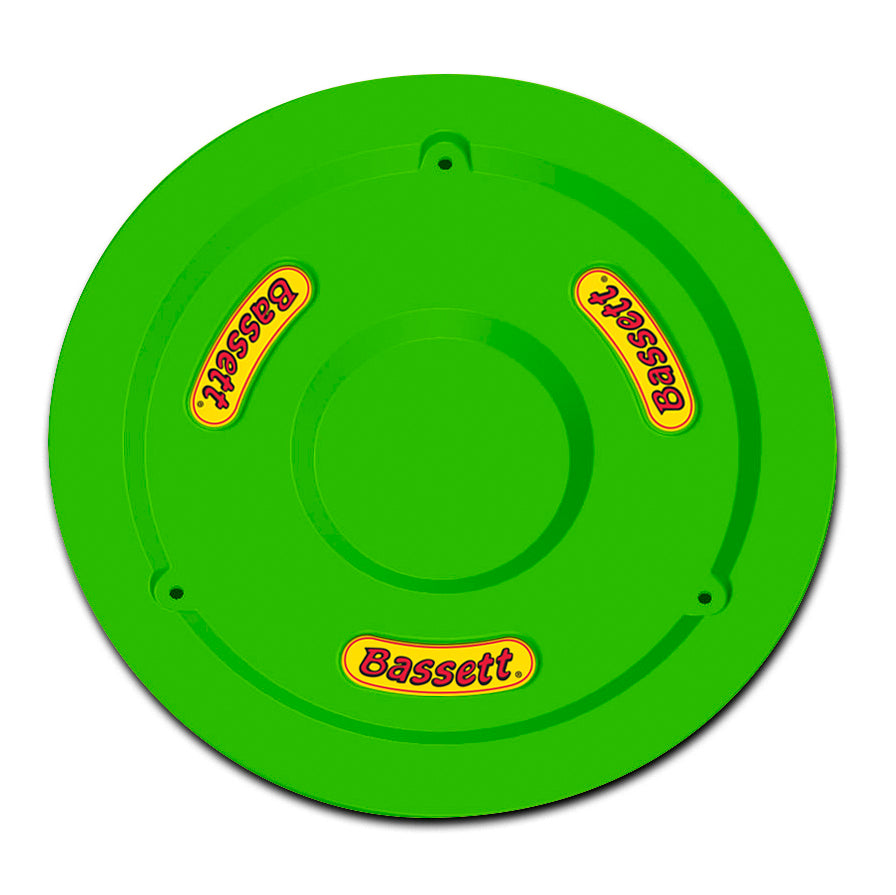 Bassett 5PLG-FLOGRN Wheel Cover 15in Green Fluorescent Bassett 5PLG-FLOGRN