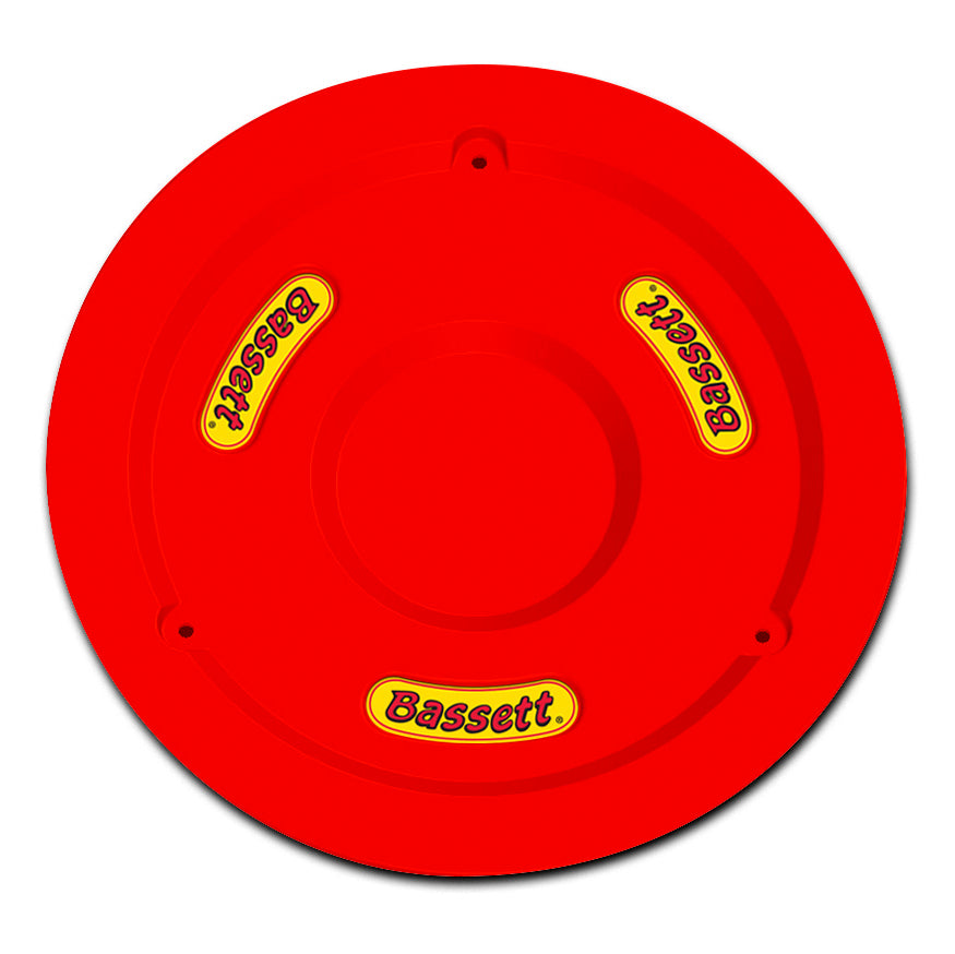 Bassett 5PLG-FLORED Wheel Cover 15in Red Fluorescent Bassett 5PLG-FLORED