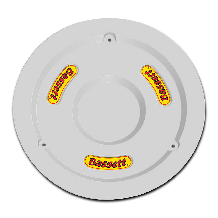 Bassett 5PLG-WHT Wheel Cover 15in White Bassett 5PLG-WHT