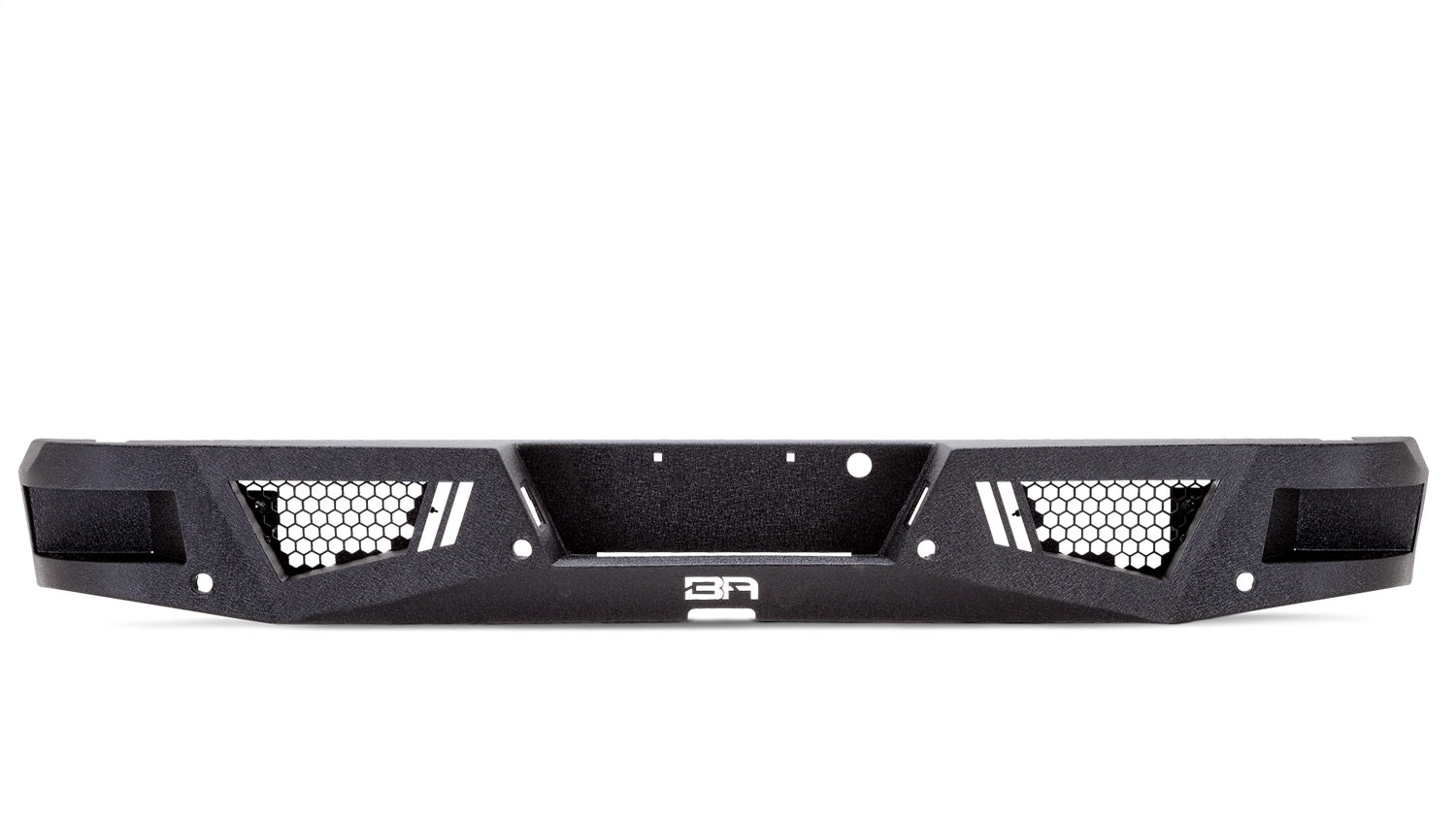 Body Armor FD-2962 ECO-Series Rear Bumper; 1/8 in. Steel Plate; Textured Black; Body Armor FD-2962