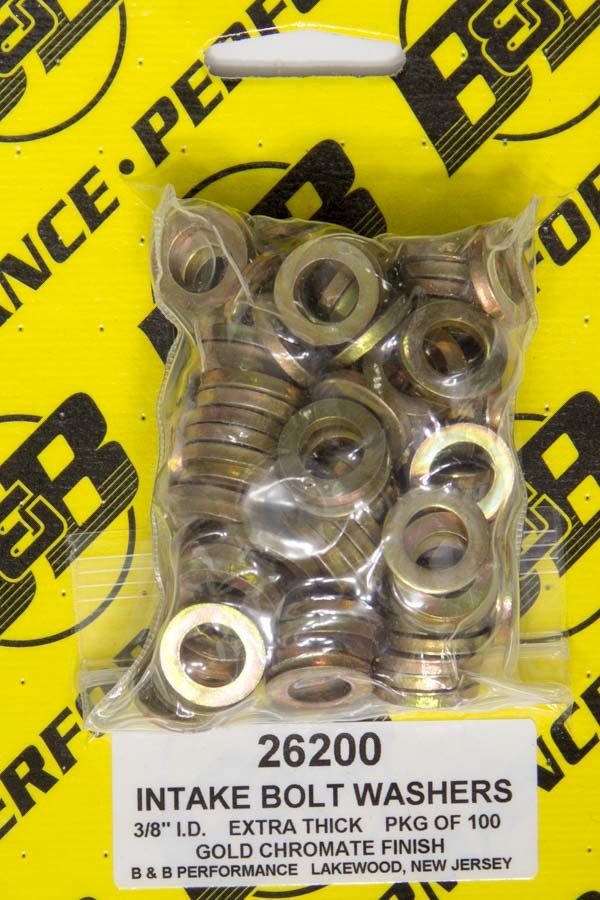 B & B Performance 26200 H/T Special Washers - 3/8in .625in OD (100) B & B Performance 26200