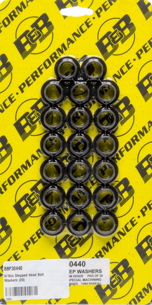 B & B Performance 30440 9/16in Stepped Head Bolt Washers (20) B & B Performance 30440