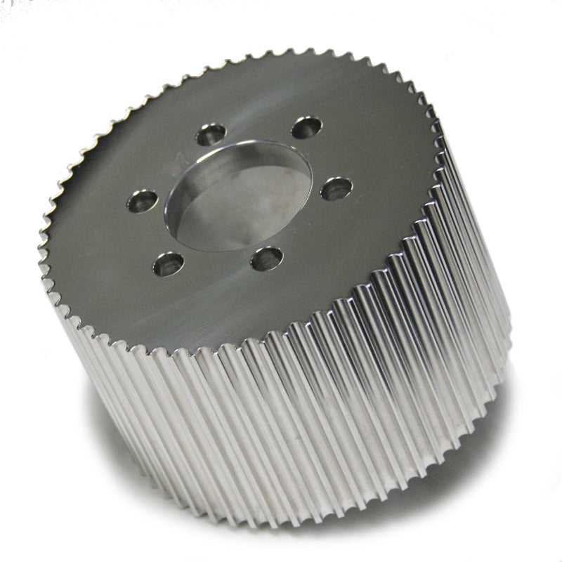 Blower Drive Service BP-6852 Blower Pulley 8mm x 3.5 52-Tooth Polished Blower Drive Service BP-6852