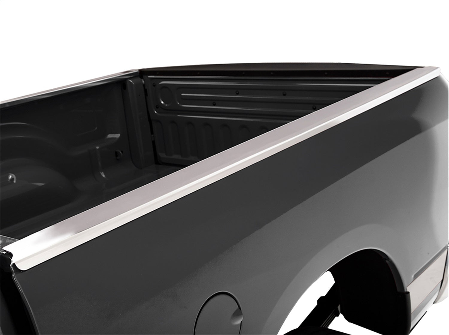 ICI BR11 Truck Bed Rail Cap; w/o Stake Holes; Stainless Steel; ICI BR11