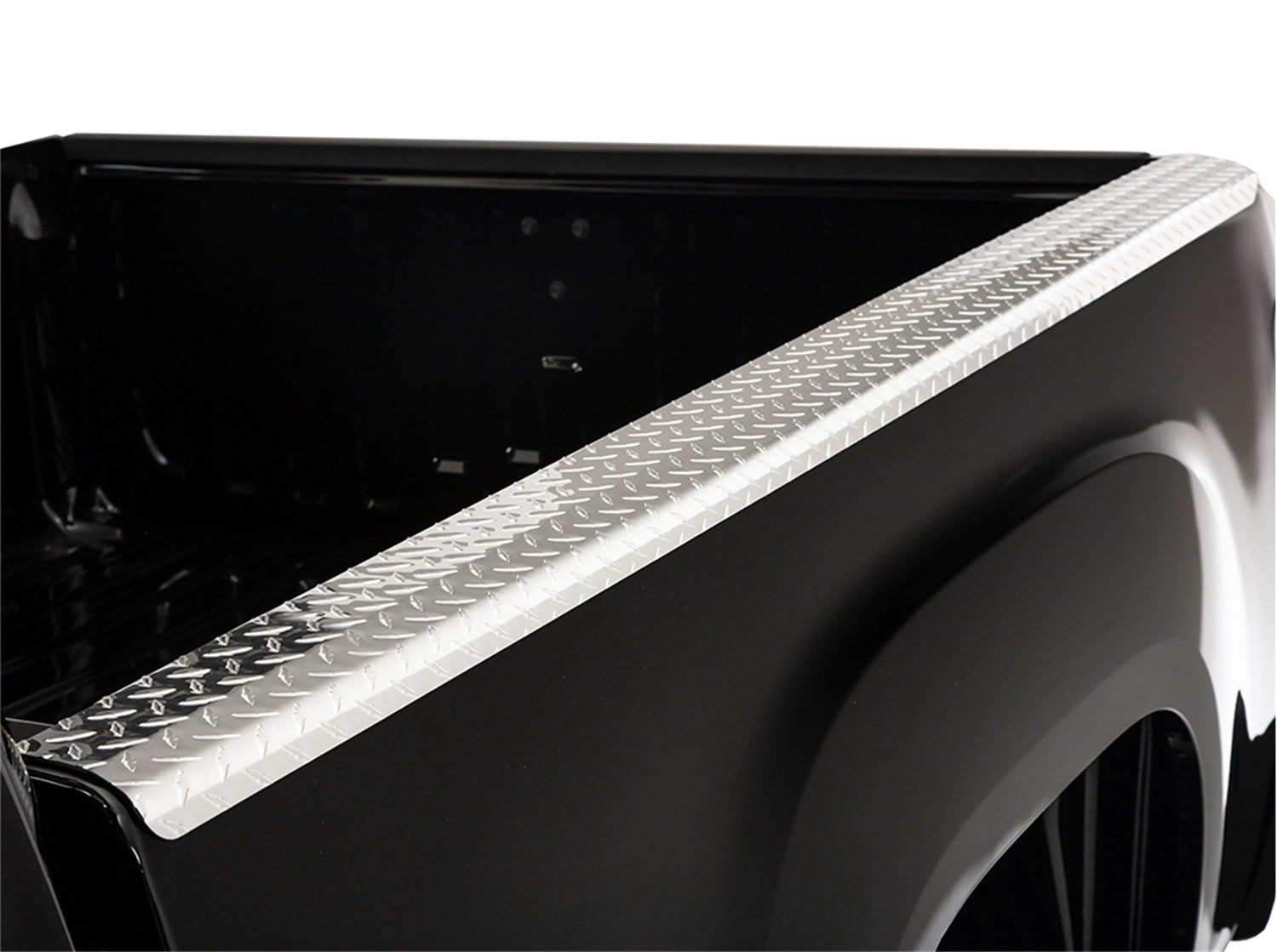 ICI BR24TB Truck Bed Rail Cap; w/o Stake Holes; Treadbrite Aluminum; ICI BR24TB