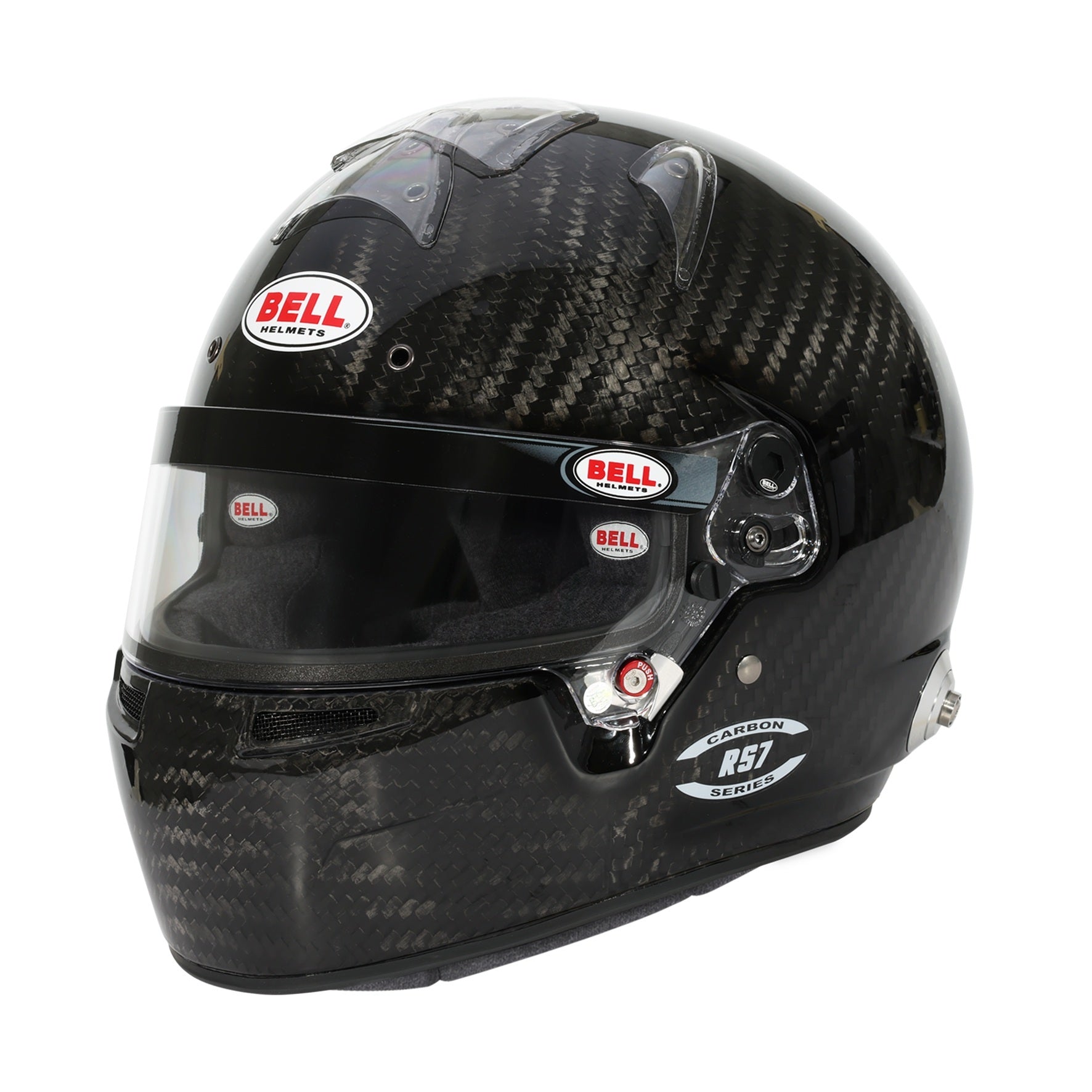 Bell 1204A88 HELMET RS7 59 CARBON NO DUCKBILL SA2025 FIA8859 Bell 1204A88