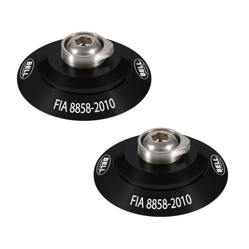 Bell 2100002 HANS Clip Set Black FIA8-2010 Bell 2100002