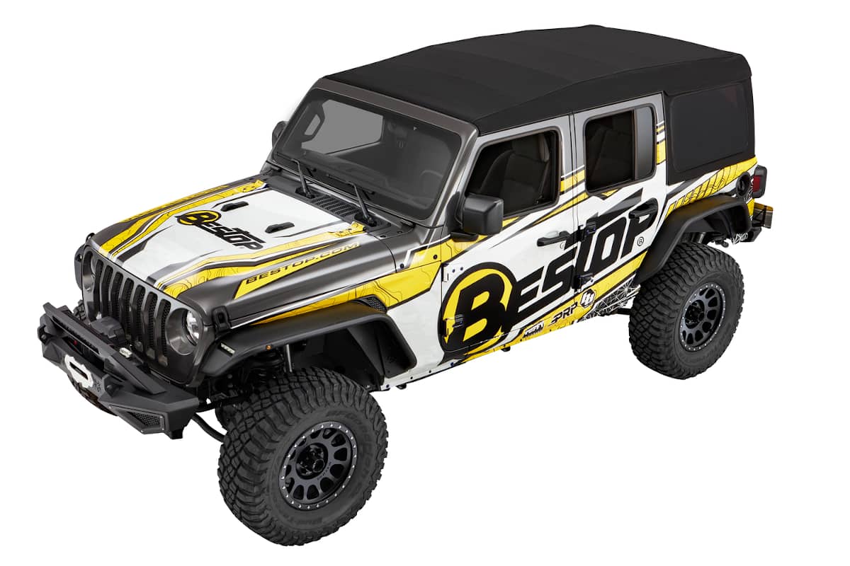 Bestop 54725-17 SUPERTOP SOFT TOP 18-26 WRANGLER JL 4 DOOR Bestop 54725-17