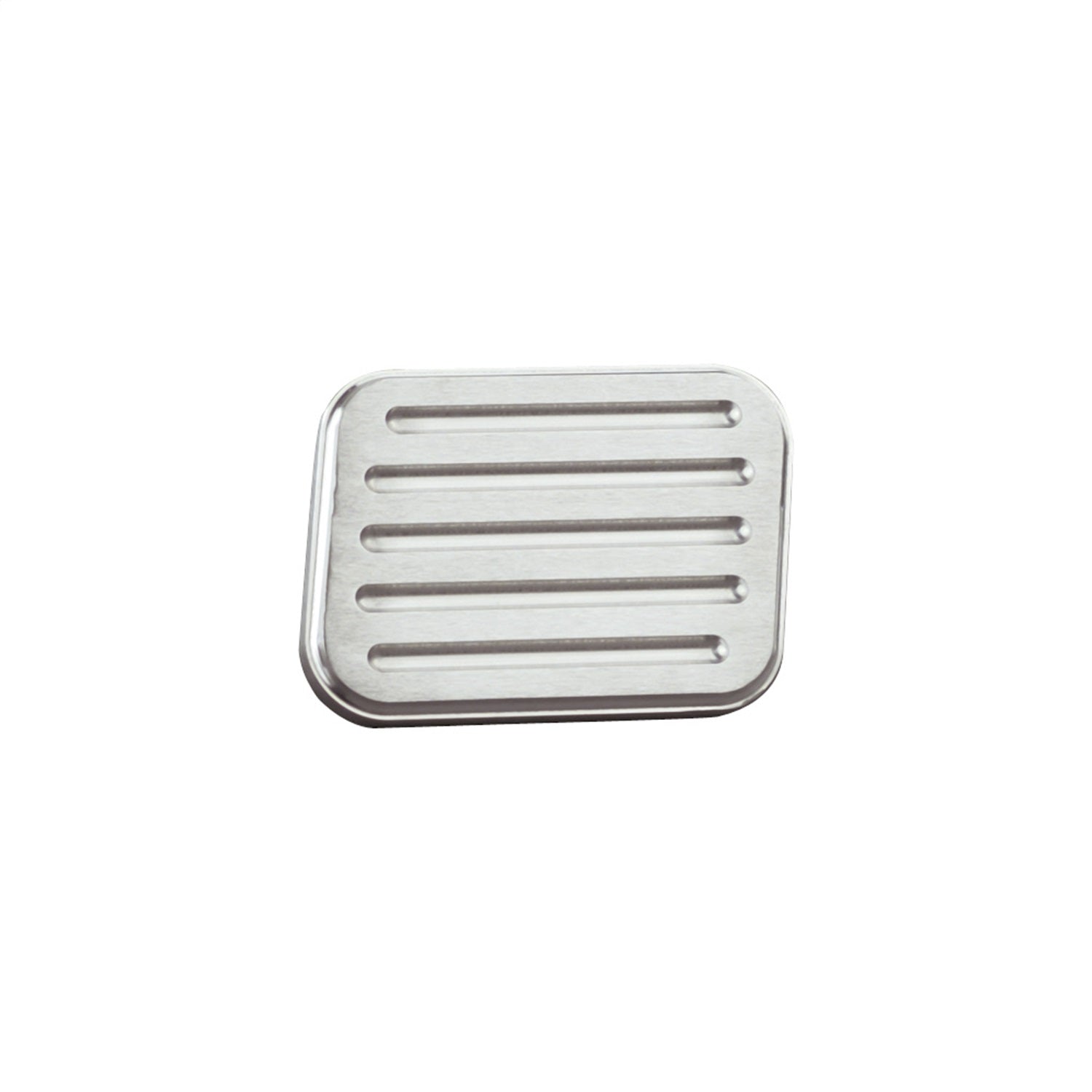 Lokar BFG-6011 Brake Pedal Pad; XL; 3.75 in. x 2.75 in.; Billet Aluminum; Ball Milled; Lokar BFG-6011