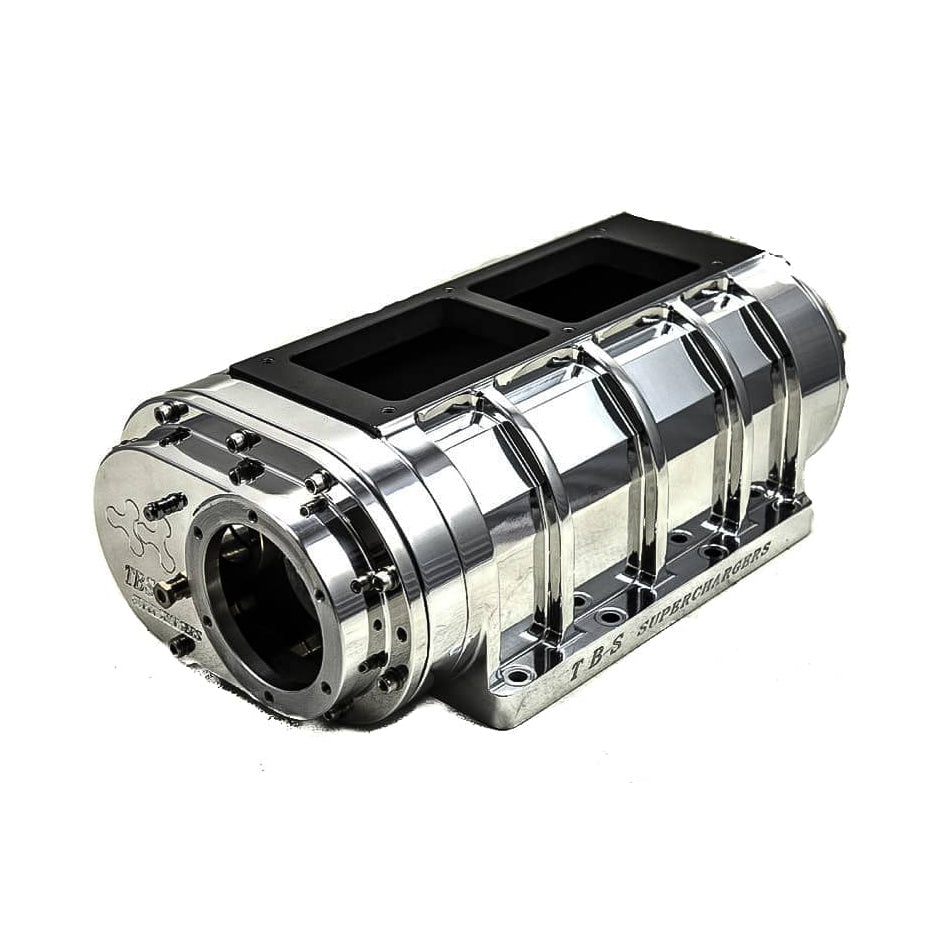 The Blower Shop 2222 8-71 TBS Billet Case w/ High-Helix Billet Rotors The Blower Shop 2222