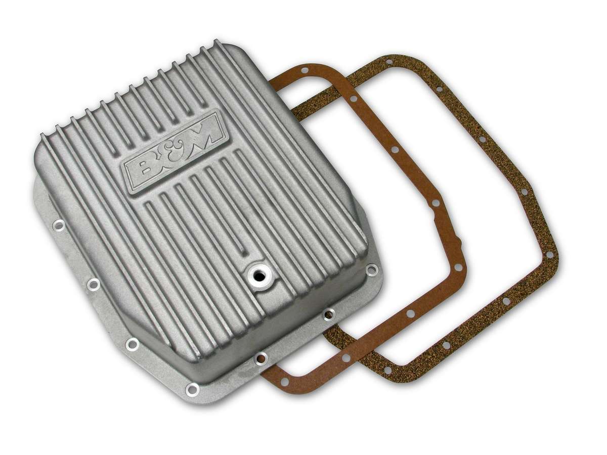 B&M 40291 Cast Alm Trans  Pan Ford AODE/4R70W - Deep Style B&M 40291