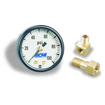 B&M 46054 Fuel Pressure Gauge Set; 1.65 in. H/1.65 in. W/1.80in. D; Analog; Up To 100 PSI; B&M 46054